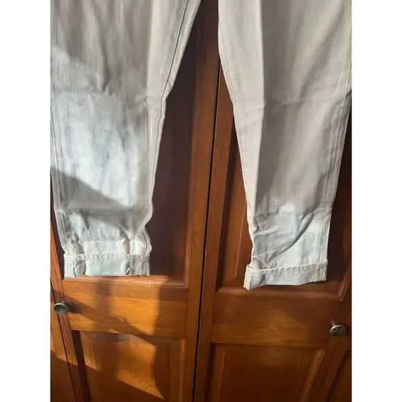 NWT J. Crew Women's Slouchy Boyfriend Denim Jeans in Ecru White (Beige) Size 24 - Picture 5 of 16